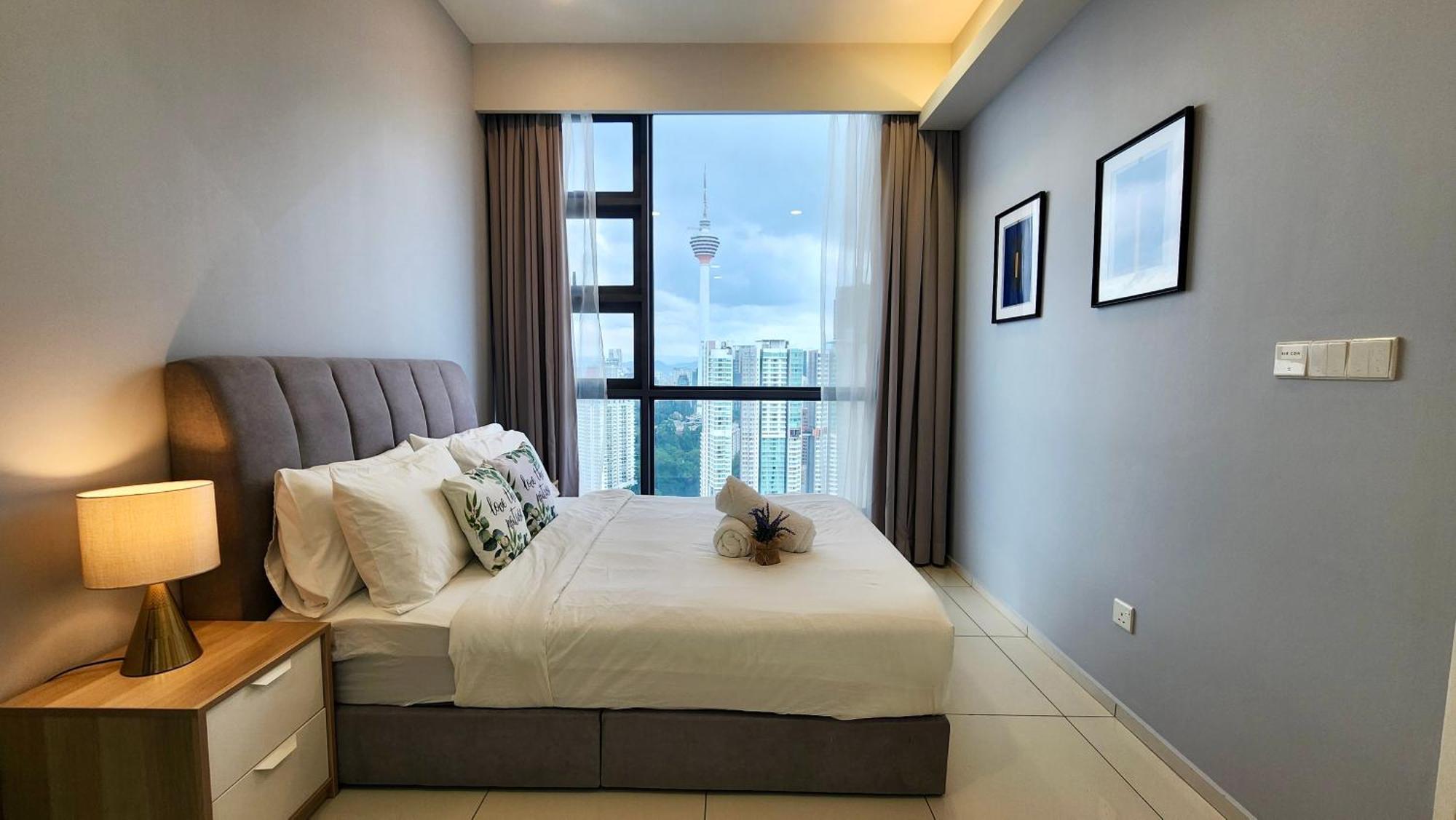 Skyline View In Bukit Bintang The Robertson 42F Apartment Куала Лумпур Екстериор снимка