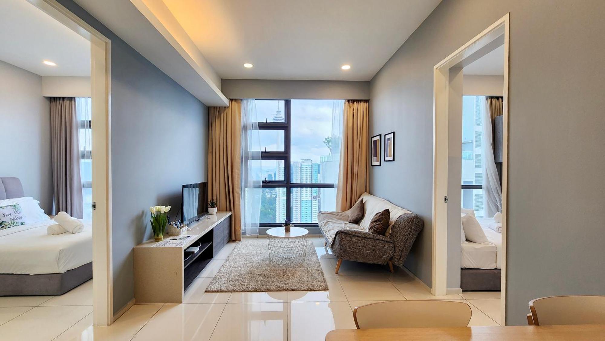 Skyline View In Bukit Bintang The Robertson 42F Apartment Куала Лумпур Екстериор снимка
